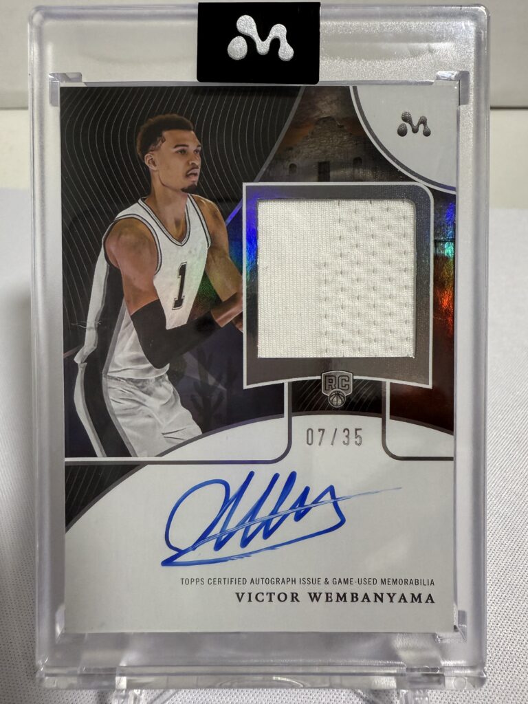 2025 Panini Prizm Victor Wembanyama Purple /75 - Back